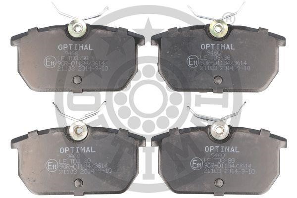 Optimal BP-09460 Тормозные колодки дисковые задние, комплект BP09460: Отличная цена - Купить в Польше на 2407.PL!