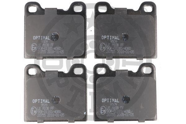 Optimal BP-09509 Тормозные колодки дисковые задние, комплект BP09509: Отличная цена - Купить в Польше на 2407.PL!