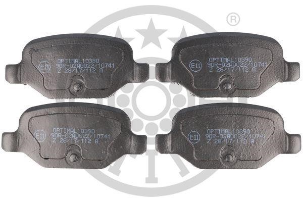 Optimal BP-10390 Front disc brake pads, set BP10390: Buy near me in Poland at 2407.PL - Good price!