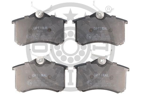 Optimal BP-09548 Front disc brake pads, set BP09548: Buy near me in Poland at 2407.PL - Good price!