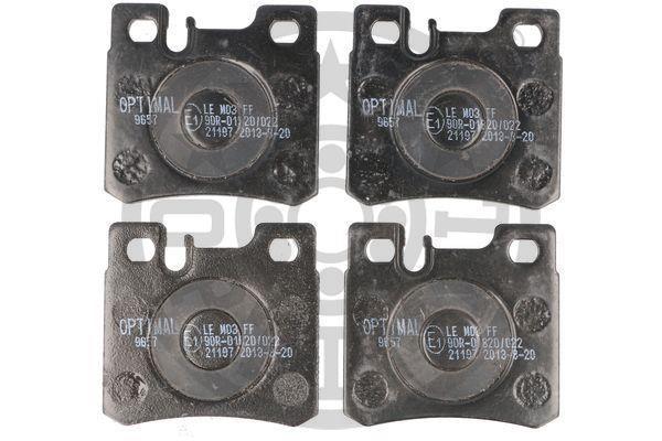 Optimal BP-09657 Rear disc brake pads, set BP09657: Buy near me in Poland at 2407.PL - Good price!