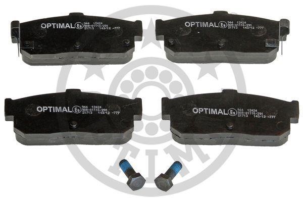 Optimal BP-12424 Rear disc brake pads, set BP12424: Buy near me at 2407.PL in Poland at an Affordable price!