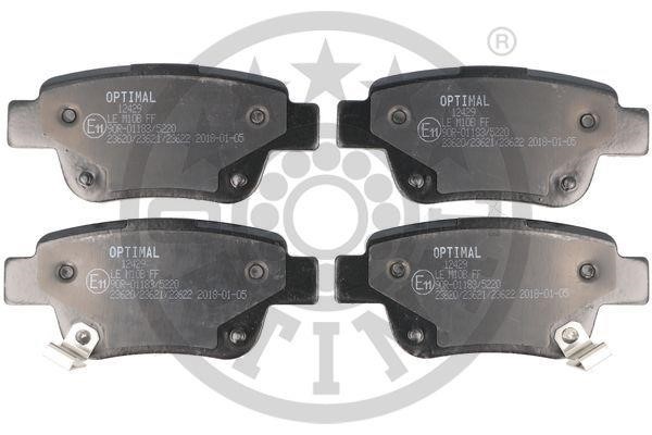 Optimal BP-12429 Front disc brake pads, set BP12429: Buy near me in Poland at 2407.PL - Good price!