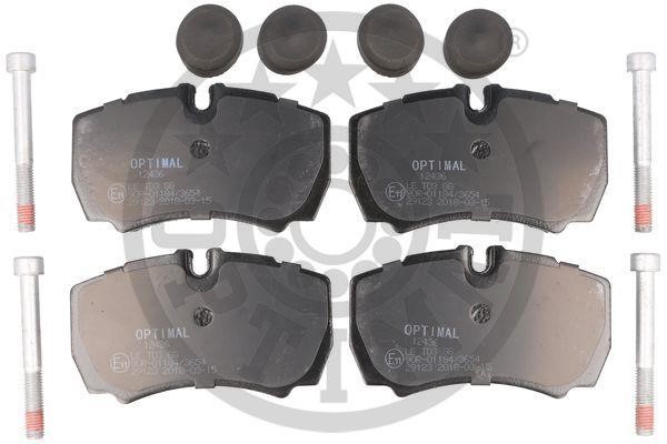 Optimal BP-12436 Front disc brake pads, set BP12436: Buy near me in Poland at 2407.PL - Good price!