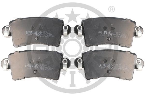 Optimal BP-83300 Rear disc brake pads, set BP83300: Buy near me in Poland at 2407.PL - Good price!