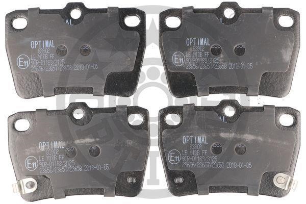 Optimal BP-83902 Rear disc brake pads, set BP83902: Buy near me in Poland at 2407.PL - Good price!