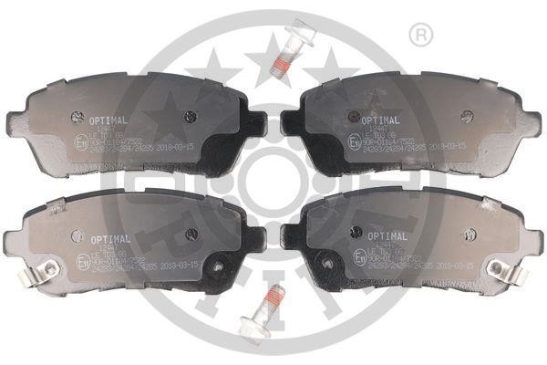 Optimal BP-12447 Front disc brake pads, set BP12447: Buy near me in Poland at 2407.PL - Good price!