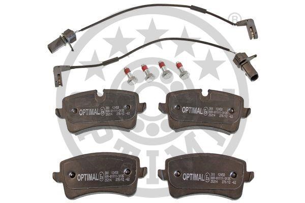 Optimal BP-12458 Rear disc brake pads, set BP12458: Buy near me in Poland at 2407.PL - Good price!