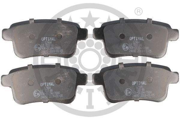 Optimal BP-12464 Front disc brake pads, set BP12464: Buy near me in Poland at 2407.PL - Good price!