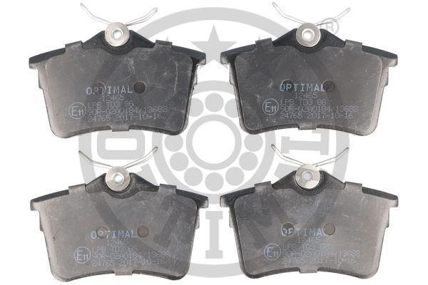 Optimal BP-12465 Front disc brake pads, set BP12465: Buy near me in Poland at 2407.PL - Good price!