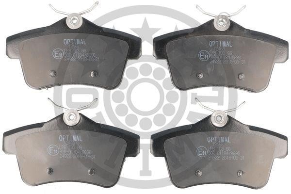 Optimal BP-12468 Rear disc brake pads, set BP12468: Buy near me in Poland at 2407.PL - Good price!