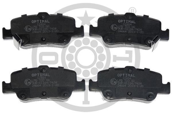 Optimal BP-12484 Rear disc brake pads, set BP12484: Buy near me in Poland at 2407.PL - Good price!