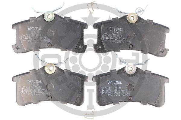 Optimal BP-12493 Rear disc brake pads, set BP12493: Buy near me in Poland at 2407.PL - Good price!