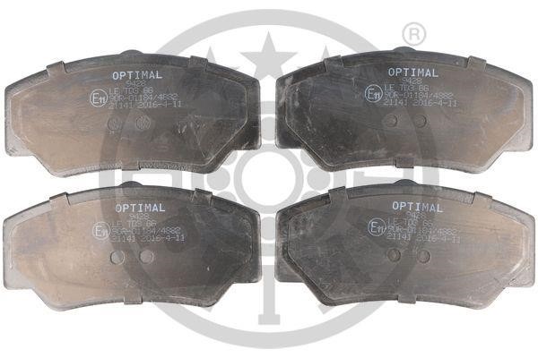Optimal BP-09428 Front disc brake pads, set BP09428: Buy near me in Poland at 2407.PL - Good price!