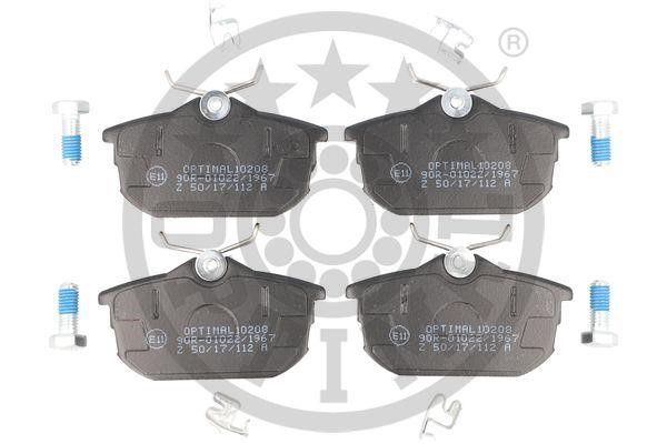 Optimal BP-10208 Rear disc brake pads, set BP10208: Buy near me in Poland at 2407.PL - Good price!