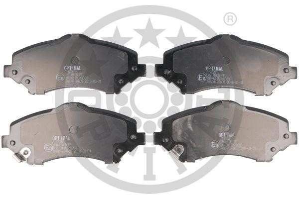 Optimal BP-12381 Front disc brake pads, set BP12381: Buy near me in Poland at 2407.PL - Good price!