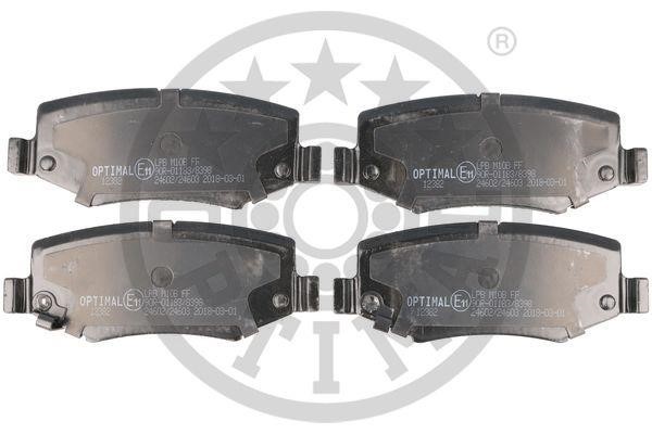 Optimal BP-12382 Rear disc brake pads, set BP12382: Buy near me in Poland at 2407.PL - Good price!