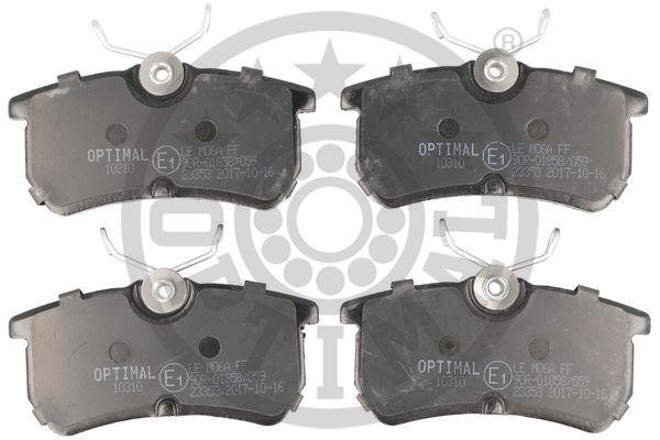 Optimal BP-10310 Rear disc brake pads, set BP10310: Buy near me in Poland at 2407.PL - Good price!