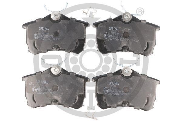 Optimal BP-10312 Тормозные колодки дисковые задние, комплект BP10312: Отличная цена - Купить в Польше на 2407.PL!