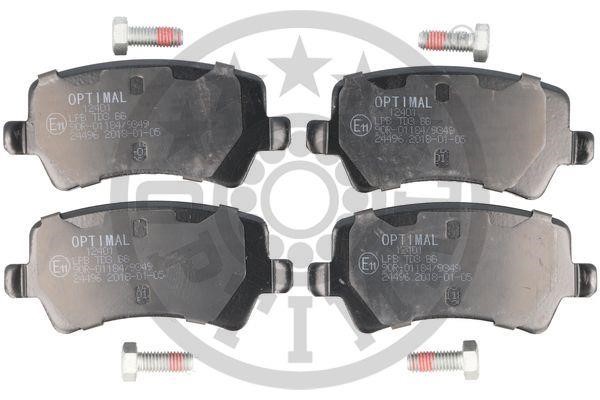 Optimal BP-12401 Rear disc brake pads, set BP12401: Buy near me in Poland at 2407.PL - Good price!
