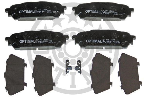 Optimal BP-12406 Rear disc brake pads, set BP12406: Buy near me in Poland at 2407.PL - Good price!