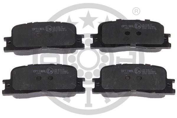 Optimal BP-12412 Rear disc brake pads, set BP12412: Buy near me in Poland at 2407.PL - Good price!