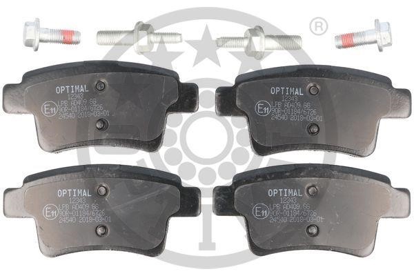Optimal BP-12343 Rear disc brake pads, set BP12343: Buy near me in Poland at 2407.PL - Good price!
