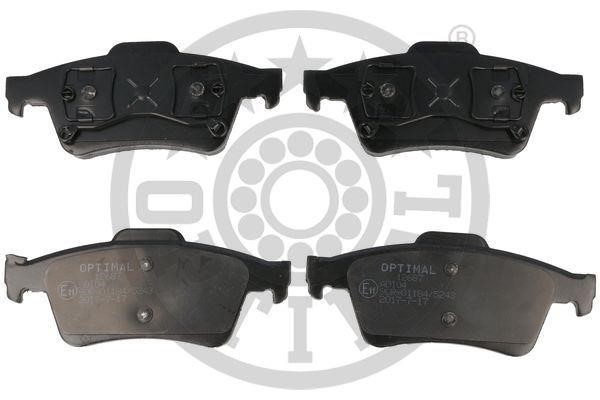 Optimal BP-12687 Rear disc brake pads, set BP12687: Buy near me in Poland at 2407.PL - Good price!