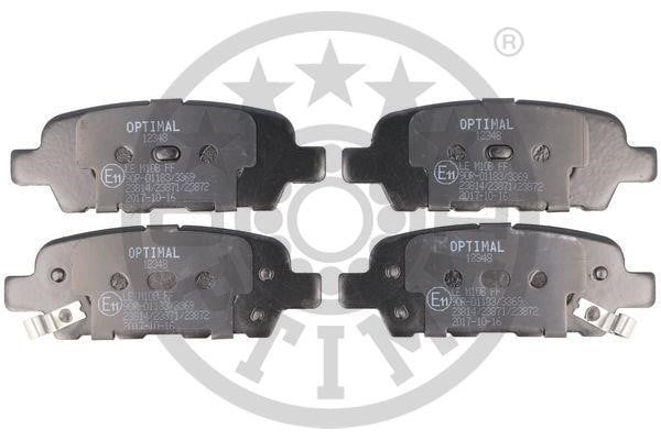 Optimal BP-12348 Rear disc brake pads, set BP12348: Buy near me in Poland at 2407.PL - Good price!