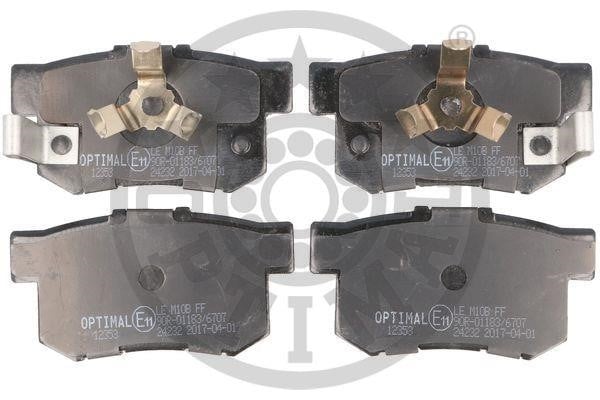Optimal BP-12353 Rear disc brake pads, set BP12353: Buy near me in Poland at 2407.PL - Good price!
