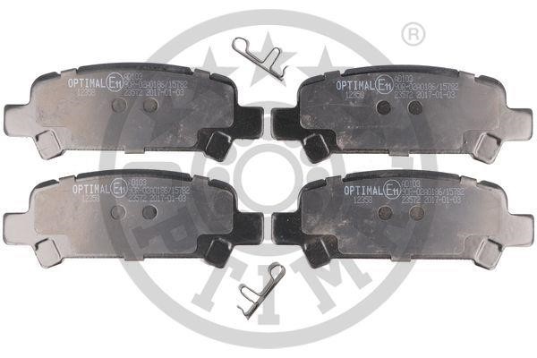 Optimal BP-12358 Rear disc brake pads, set BP12358: Buy near me in Poland at 2407.PL - Good price!