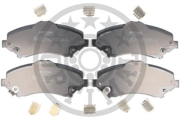 Optimal BP-12704 Front disc brake pads, set BP12704: Buy near me in Poland at 2407.PL - Good price!