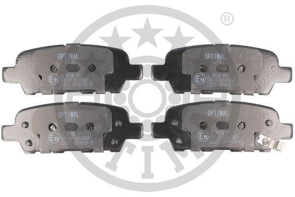 Optimal BP-12373 Front disc brake pads, set BP12373: Buy near me in Poland at 2407.PL - Good price!