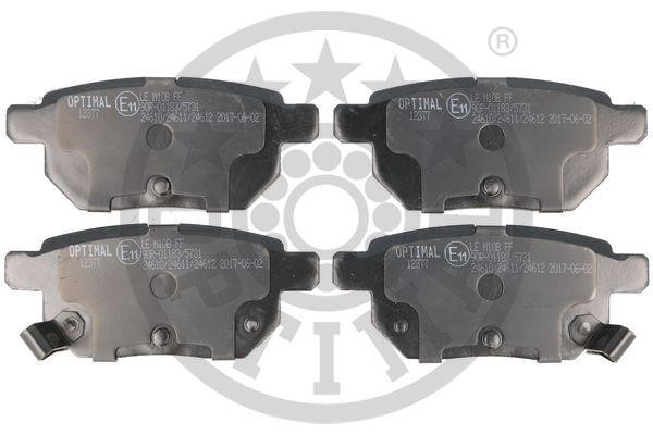 Optimal BP-12377 Rear disc brake pads, set BP12377: Buy near me in Poland at 2407.PL - Good price!