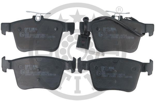 Optimal BP-12738 Rear disc brake pads, set BP12738: Buy near me in Poland at 2407.PL - Good price!