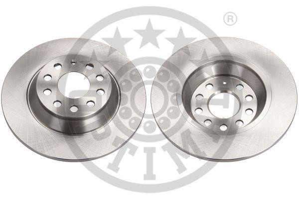 Optimal BS-9162 Rear brake disc, non-ventilated BS9162: Buy near me in Poland at 2407.PL - Good price!