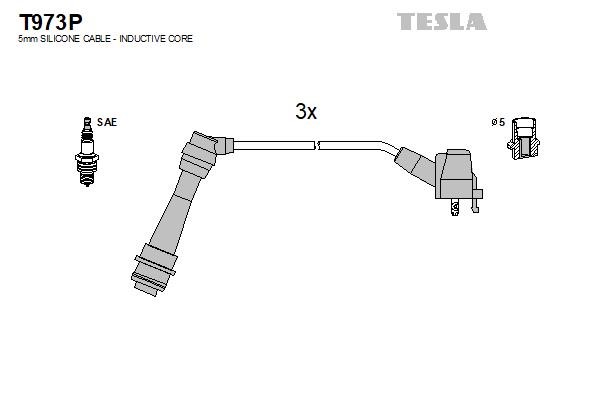 Tesla T973P Przewody wysokiego napięcia, komplet T973P: Dobra cena w Polsce na 2407.PL - Kup Teraz!