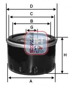 Sofima S 3608 R Oil Filter S3608R: Buy near me in Poland at 2407.PL - Good price!