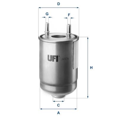 Ufi 24.187.00 Filtr paliwa 2418700: Dobra cena w Polsce na 2407.PL - Kup Teraz!