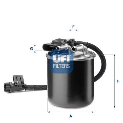 Ufi 24.193.00 Fuel filter 2419300: Buy near me at 2407.PL in Poland at an Affordable price!