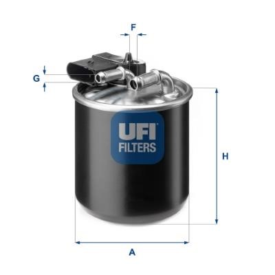 Ufi 24.194.00 Fuel filter 2419400: Buy near me in Poland at 2407.PL - Good price!