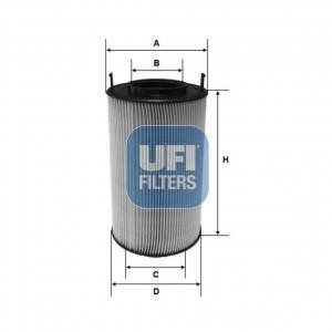 Ufi 25.201.00 Oil Filter 2520100: Buy near me in Poland at 2407.PL - Good price!