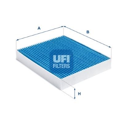 Ufi 34.289.00 Activated carbon cabin filter with antibacterial effect 3428900: Buy near me in Poland at 2407.PL - Good price!
