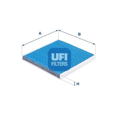 Ufi 34.117.00 Filter, interior air 3411700: Buy near me in Poland at 2407.PL - Good price!
