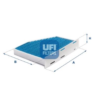 Ufi 34.124.00 Filter, interior air 3412400: Buy near me at 2407.PL in Poland at an Affordable price!