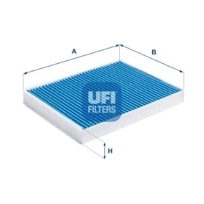 Ufi 34.148.00 Filter, interior air 3414800: Buy near me at 2407.PL in Poland at an Affordable price!