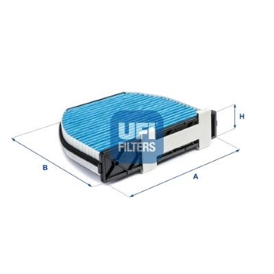 Ufi 34.163.00 Filter, interior air 3416300: Buy near me in Poland at 2407.PL - Good price!