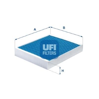 Ufi 34.178.00 Filter, interior air 3417800: Buy near me at 2407.PL in Poland at an Affordable price!