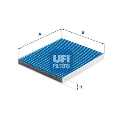 Ufi 34.221.00 Filter, interior air 3422100: Buy near me at 2407.PL in Poland at an Affordable price!