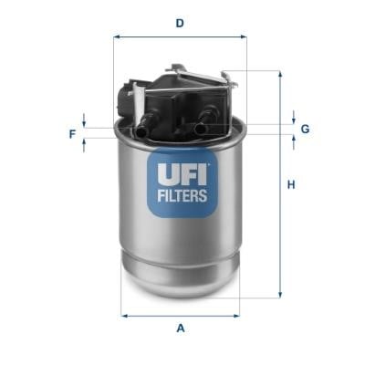 UFI 55.517.00 Kraftstofffilter 5551700: Kaufen Sie zu einem guten Preis in Polen bei 2407.PL!